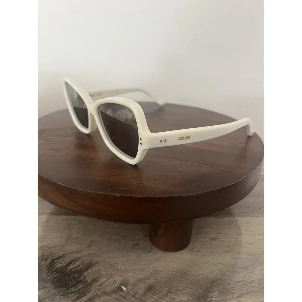 Celine White Butterfly Sunglasses CL400751 25c 56-14-145